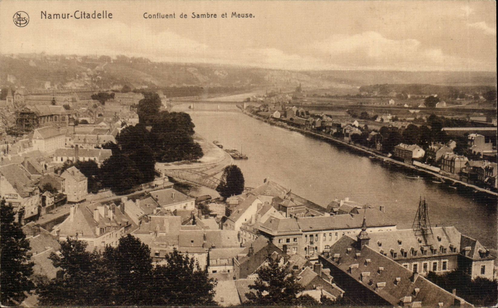 CPA Confluent Namur of Sambre and Meuse