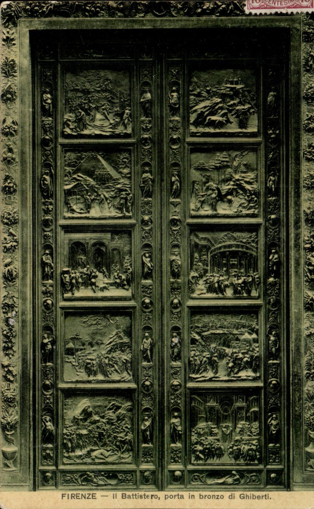 CPA Italien Italien Firenze trug es innen bronzo di Ghiberti