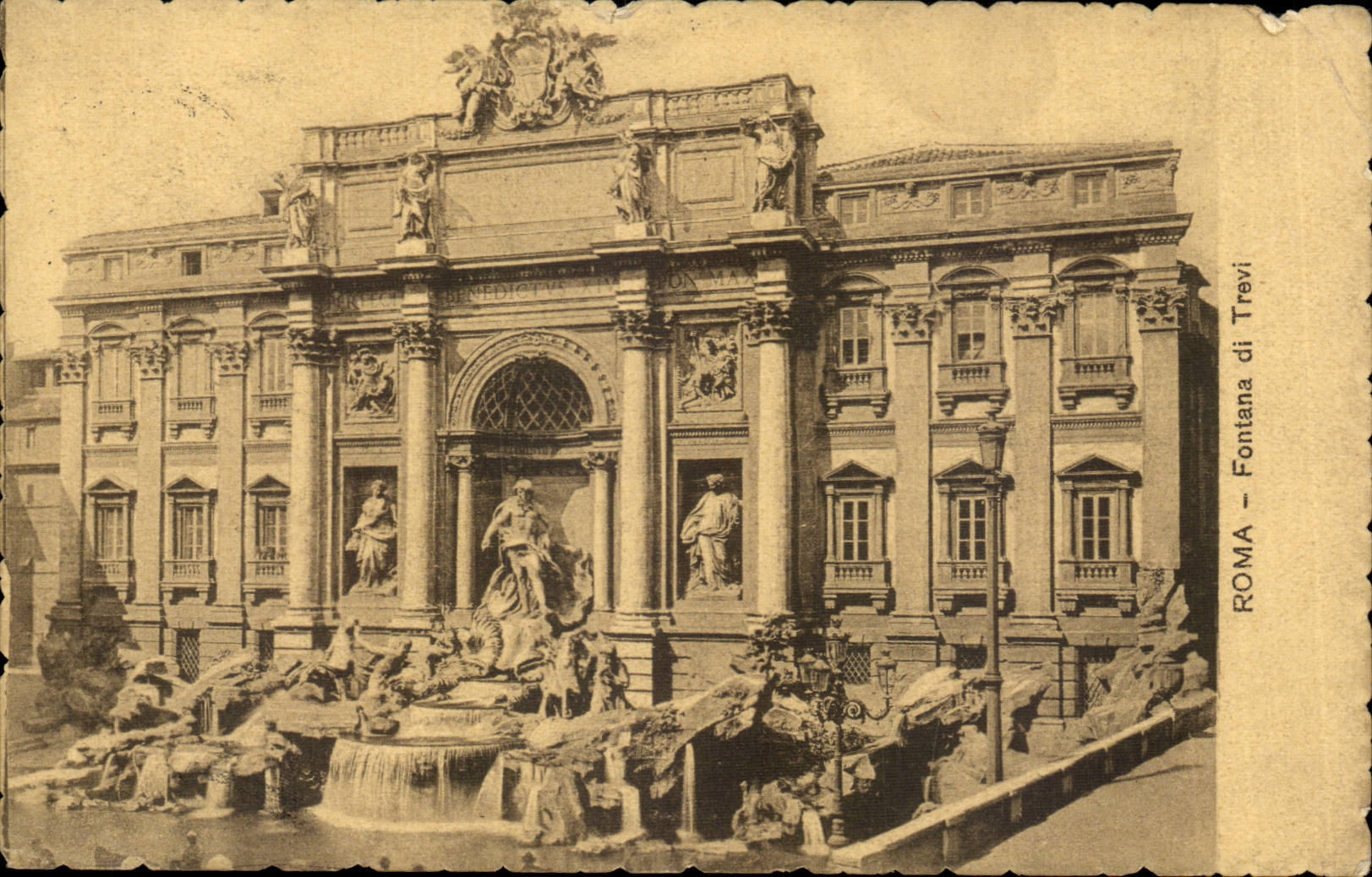 CPA Italy Italia Roma Fontana di Trevi
