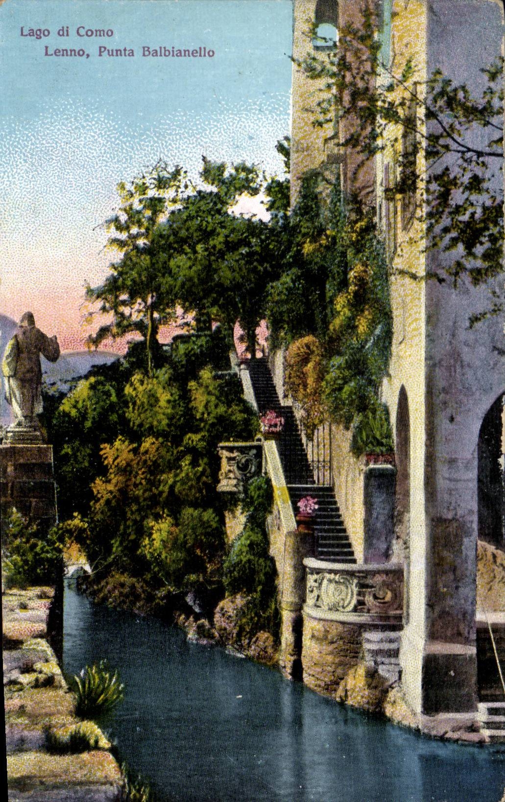 CPA Italien Italien Lago di Como Lenno Punta Balbianello