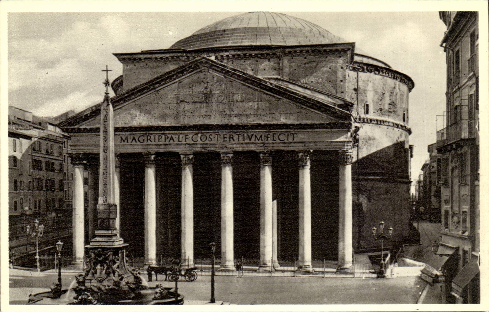 CPA Italy Italia Roma It the Pantheon