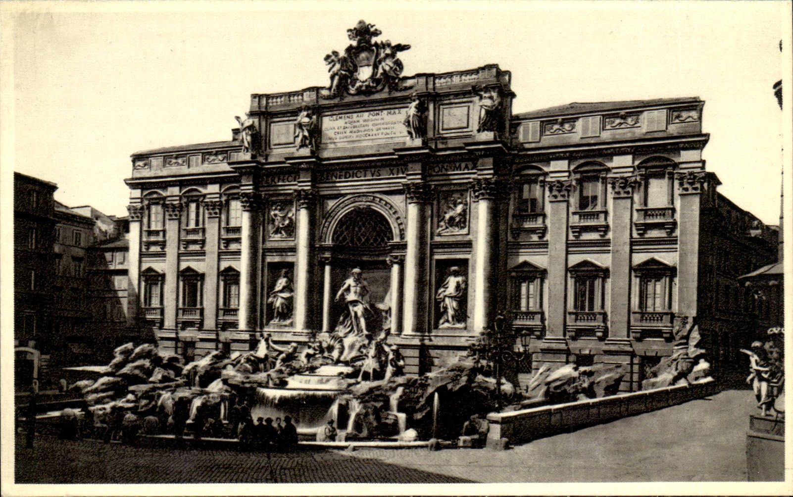 CPA Italy Italia Roma Fontana di Trevi