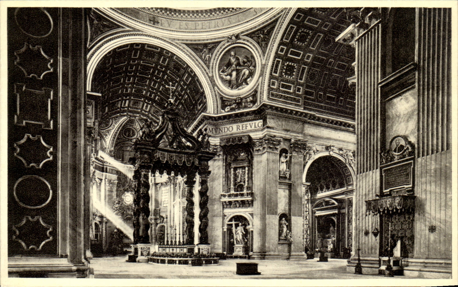 CPA Italy Italia Roma Basilica di S Pietro Altare della Confessione