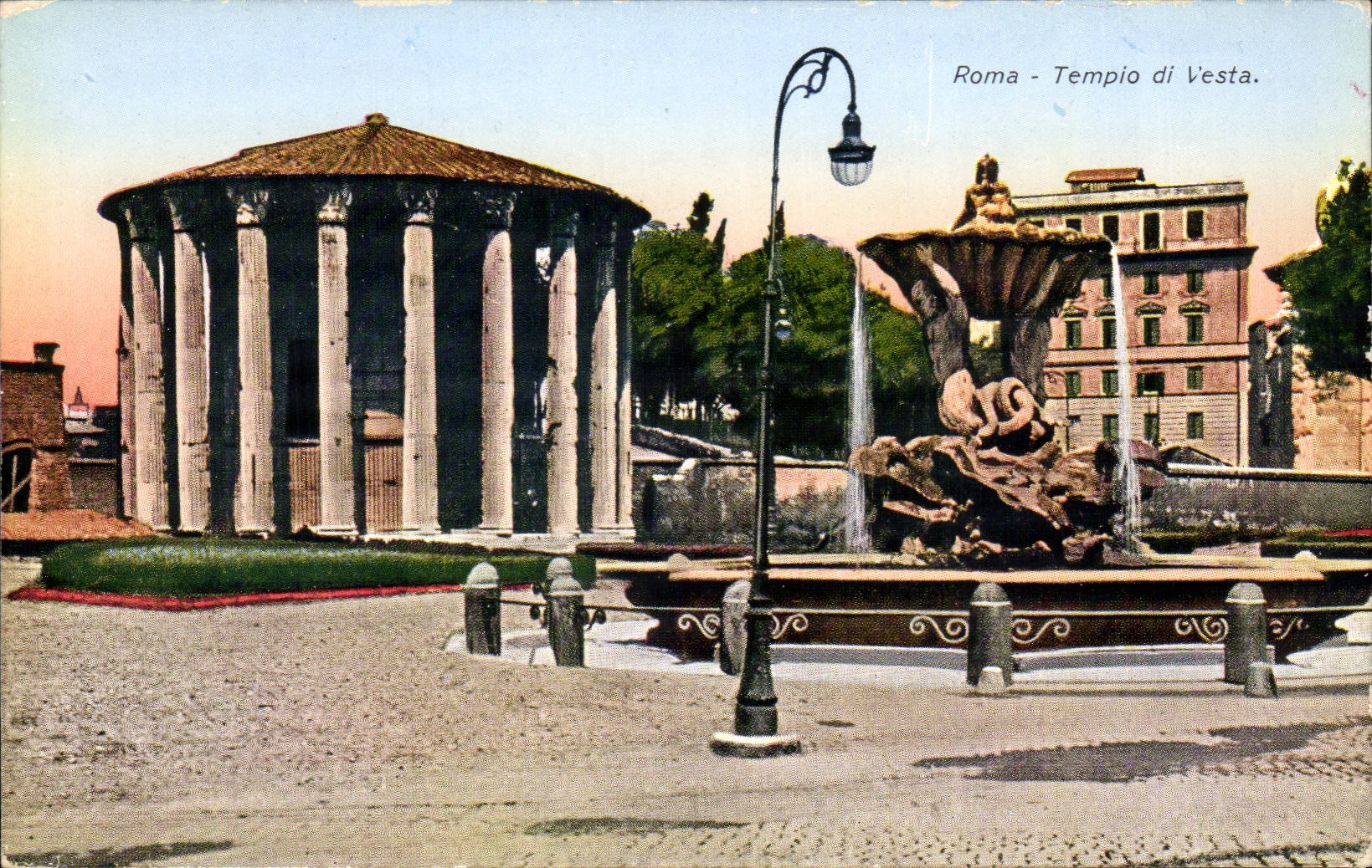 CPA Italy Italia Roma Tempio di Vesta