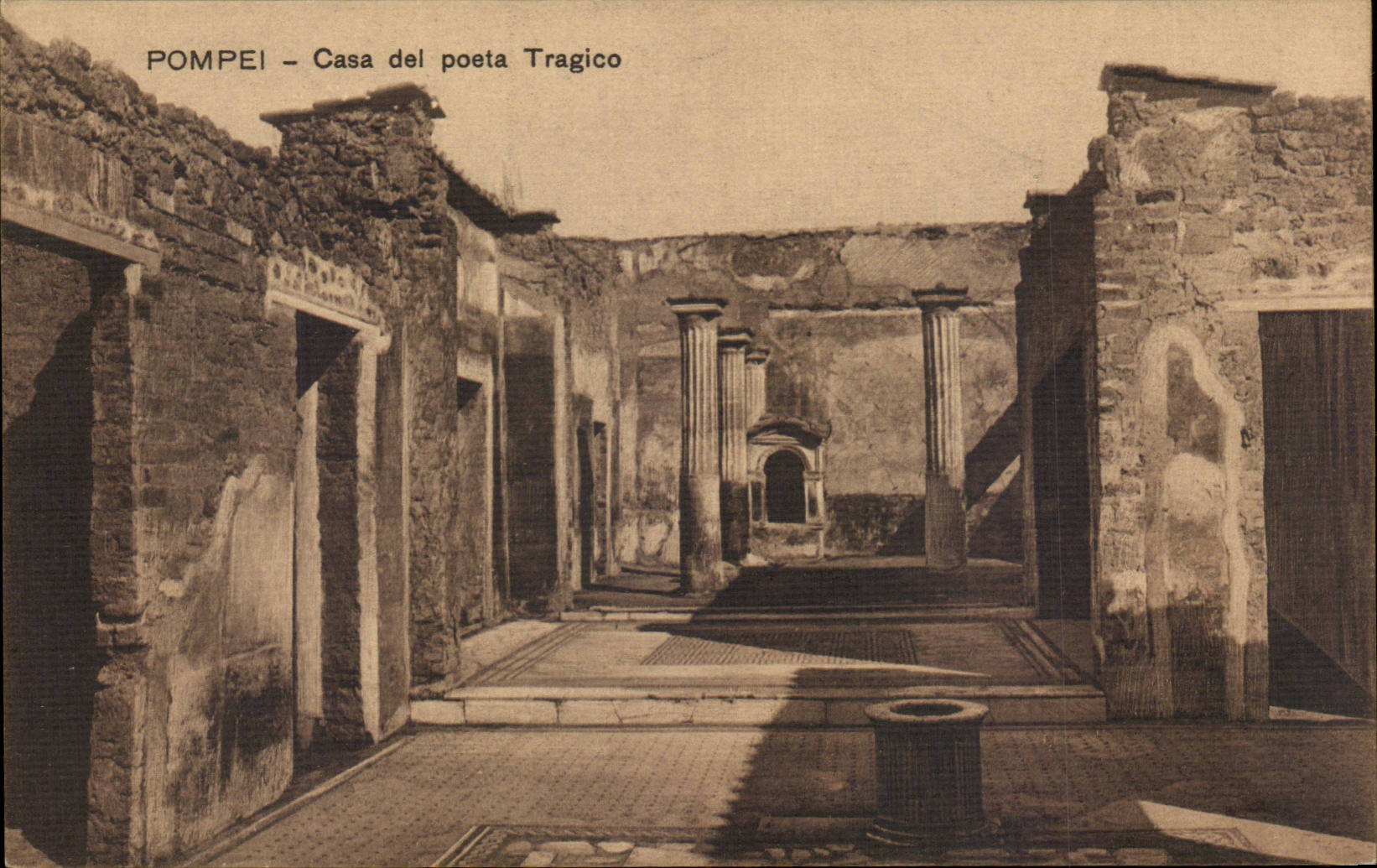 Italy Italia CPA Put LED poeta Tragico