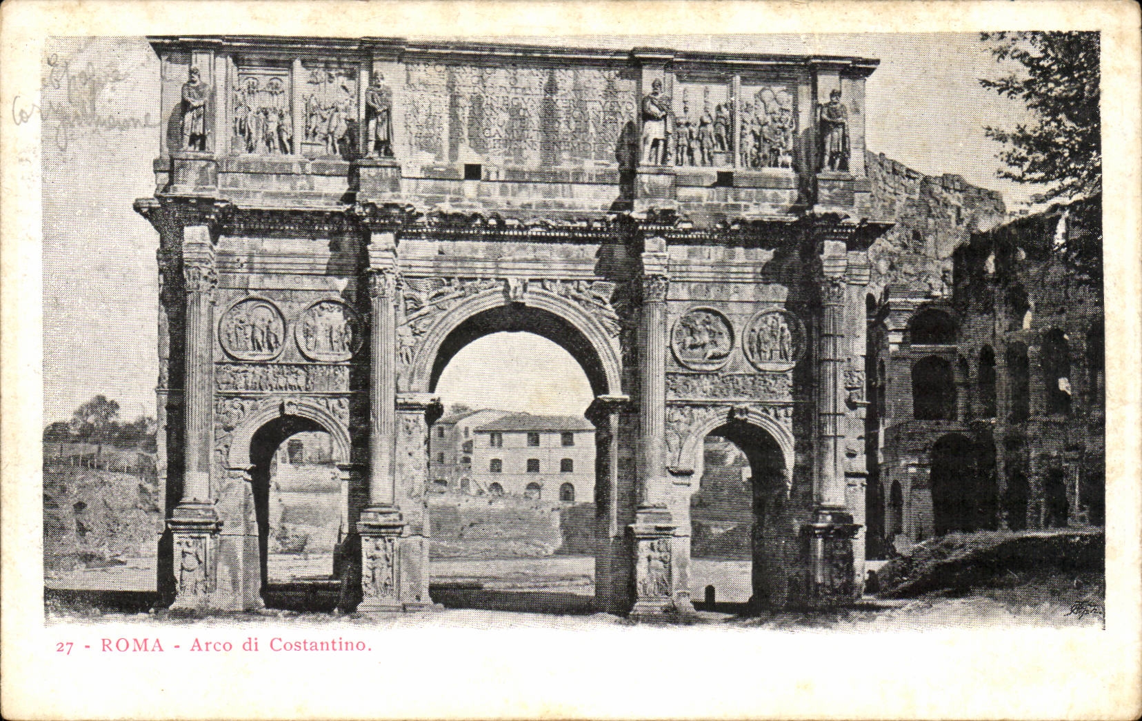 Italy Italia CPA Roma Arco di Costantino