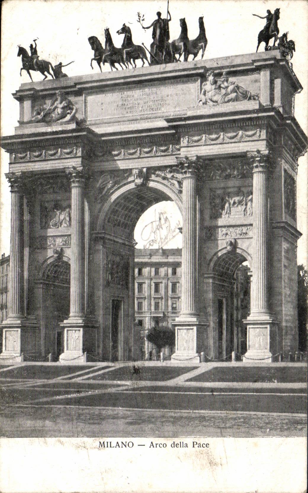 Italy Italia CPA Milano Arco della Pace