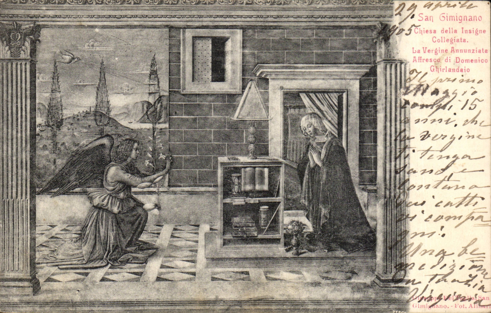 Italie Italia CPA San Gimignano Chiesa della Insigne Collegiata