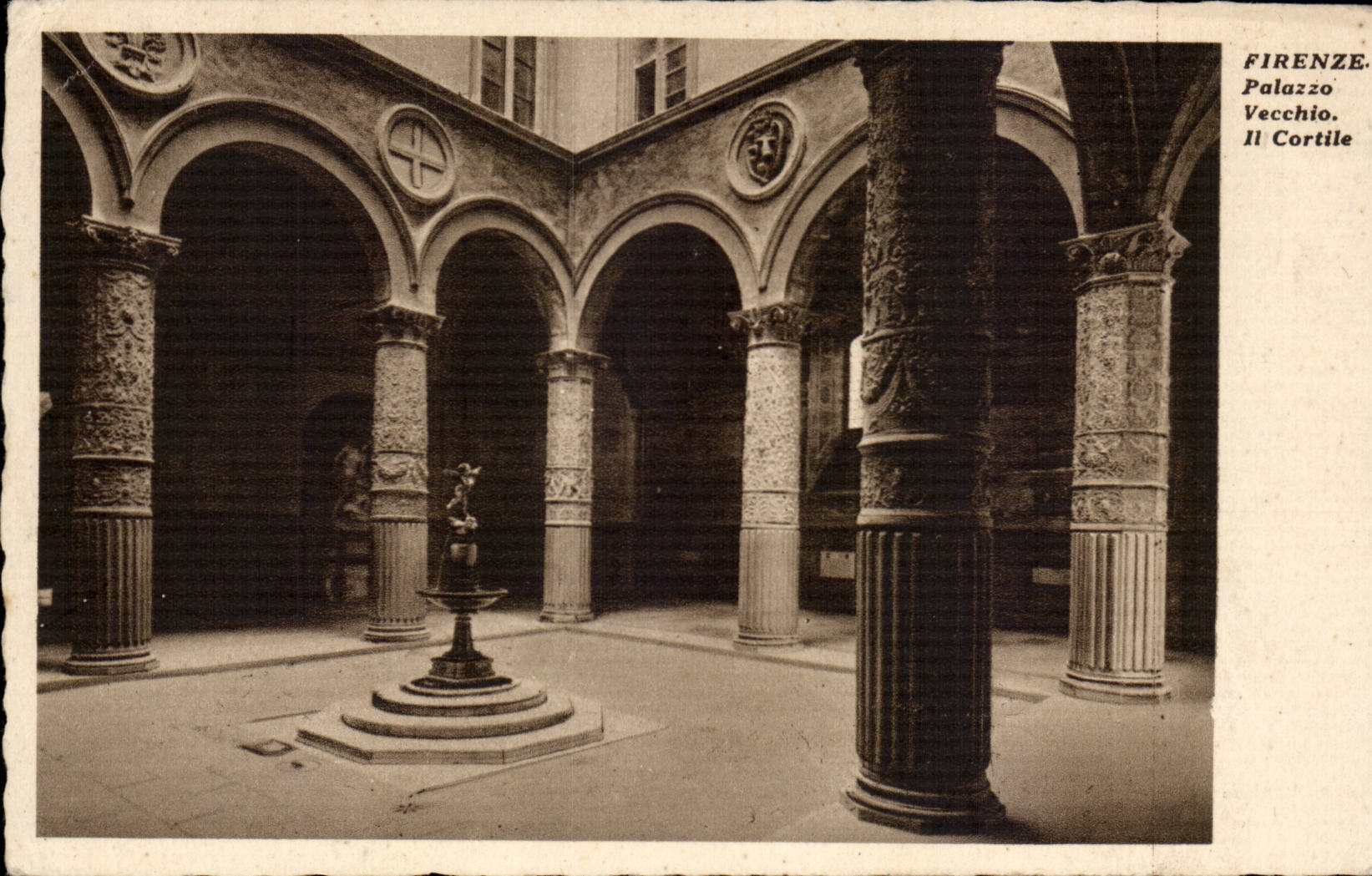 Italien Italien CPA Firenze Palazzo Vecchio es cortile