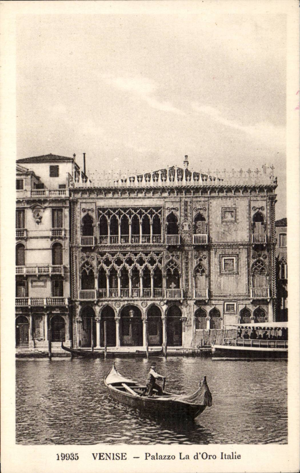Italy Italia CPA Venice Palazzo of oro Italy