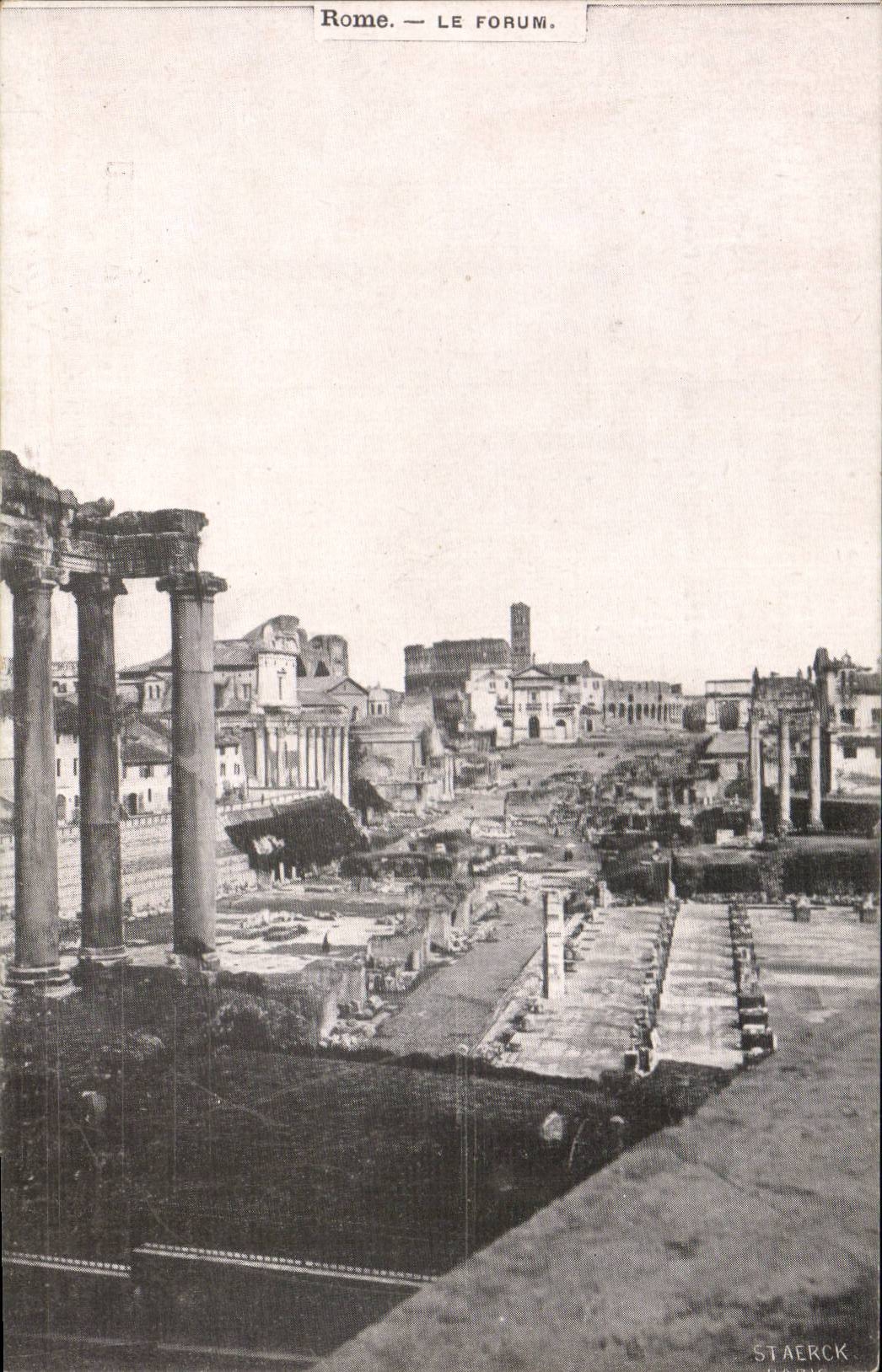 Italy Italia CPA Roma the forum