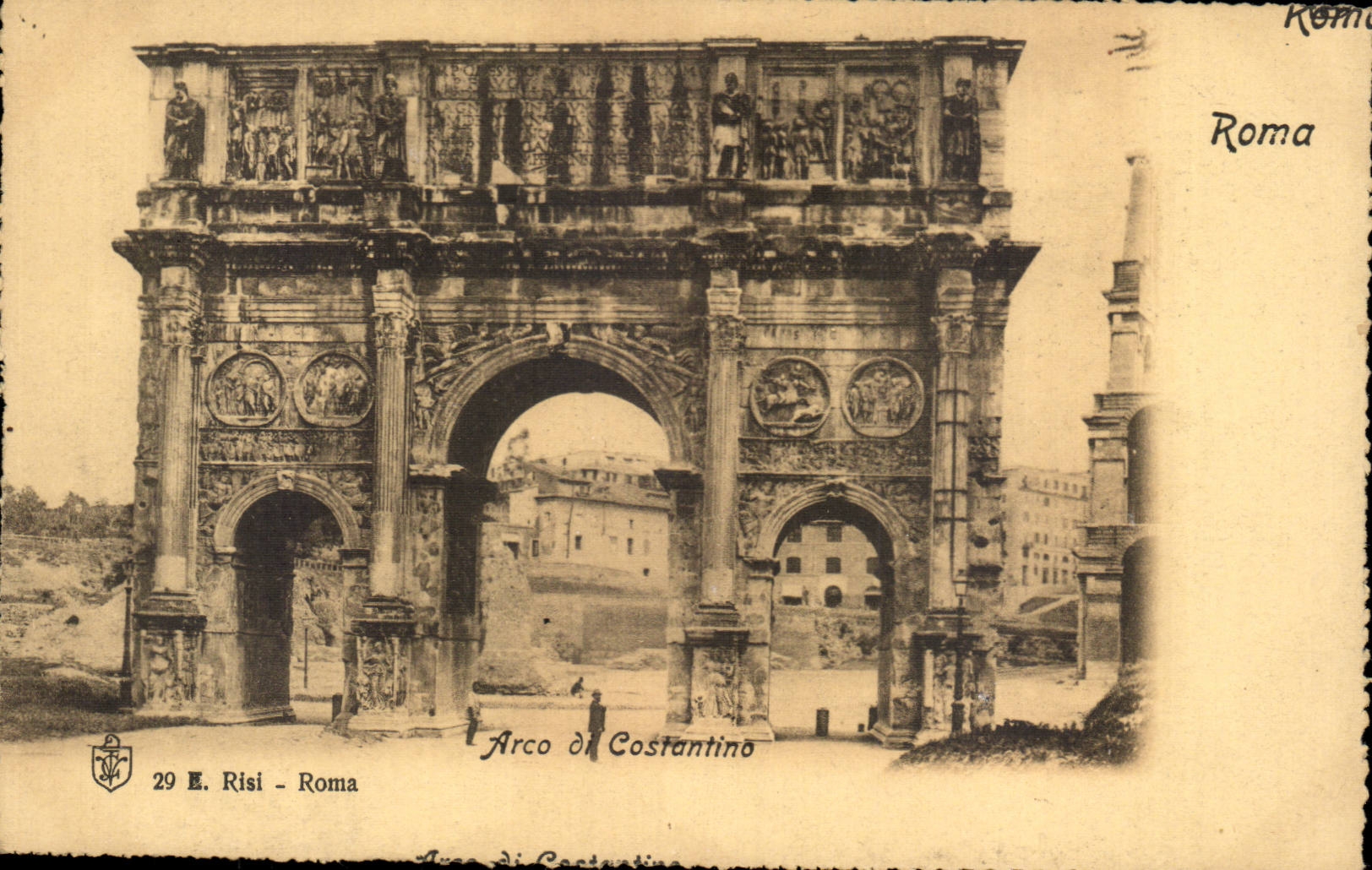 Italy Italia CPA Roma Arco di costantino