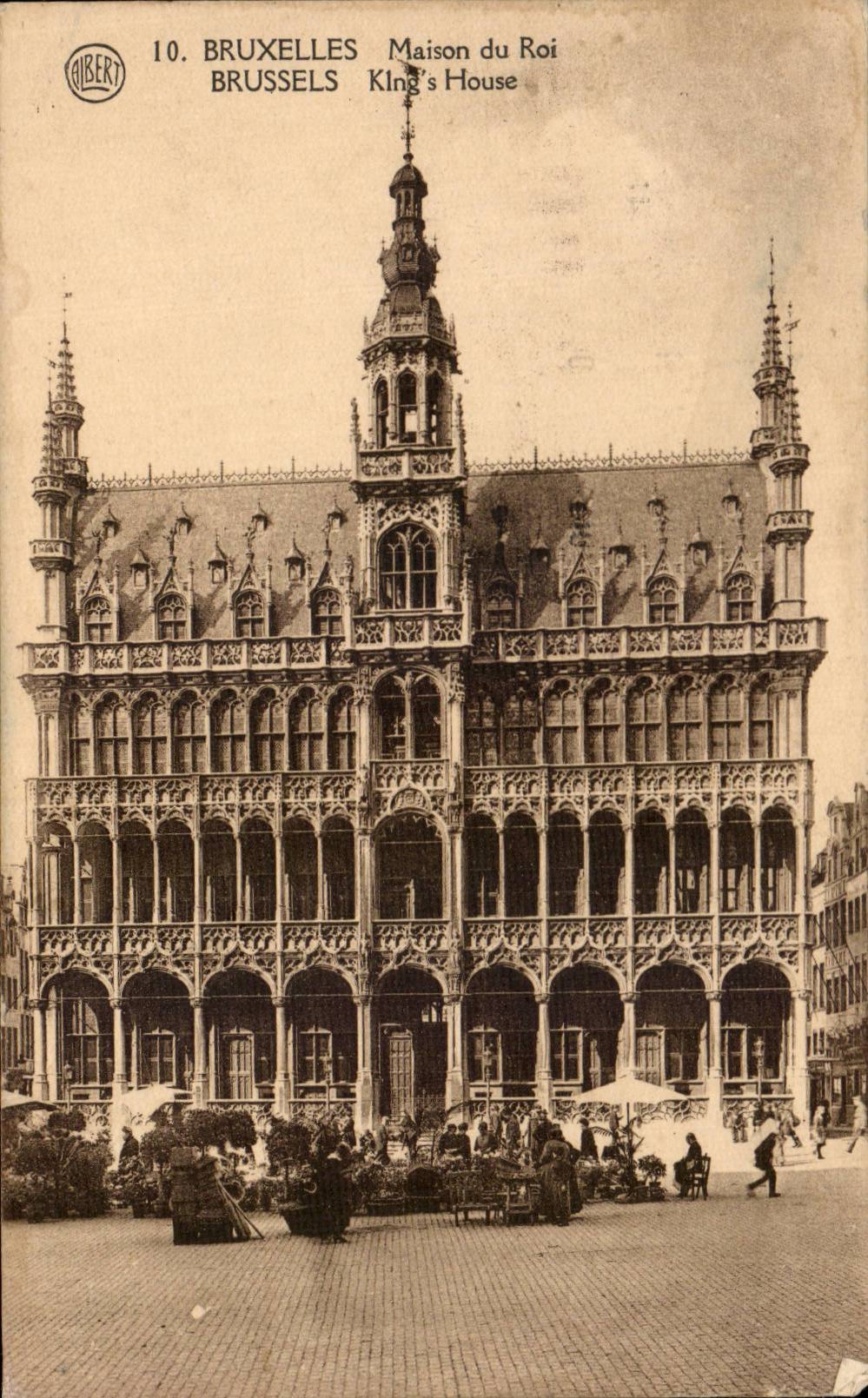 Belgie Belgium CPA Brussels house of the king