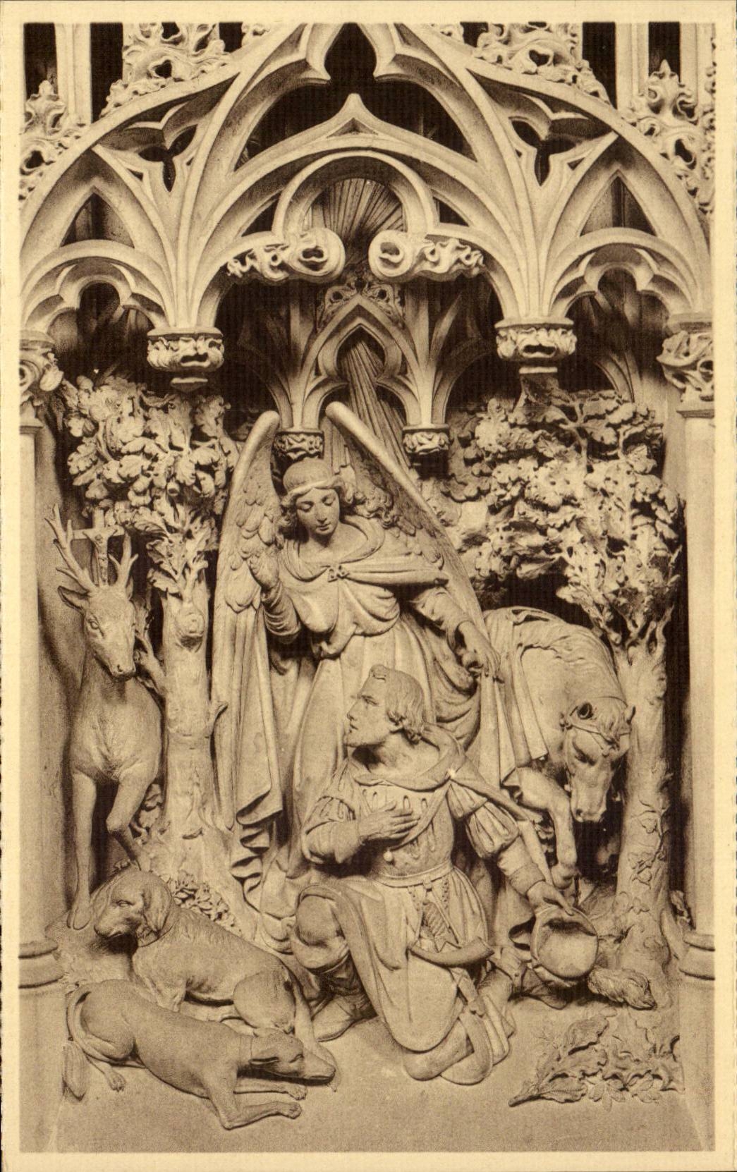 Belgie Belgium CPA St Hubert the basilica