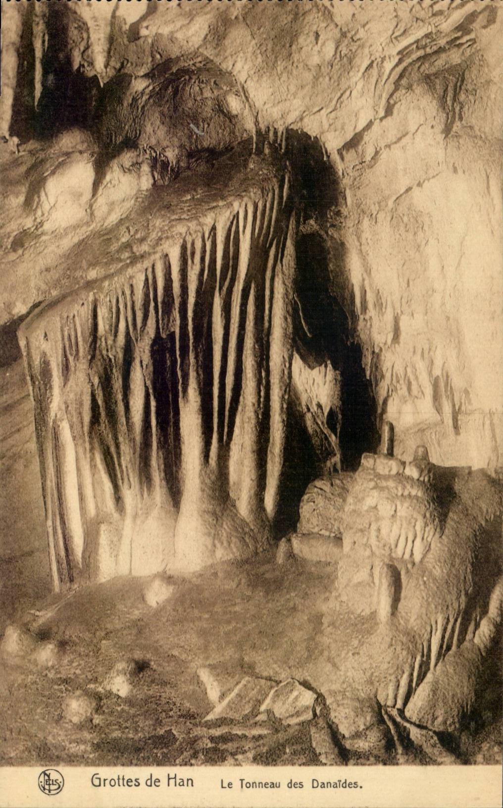 Belgium Caves of Han the barrel of Danaides