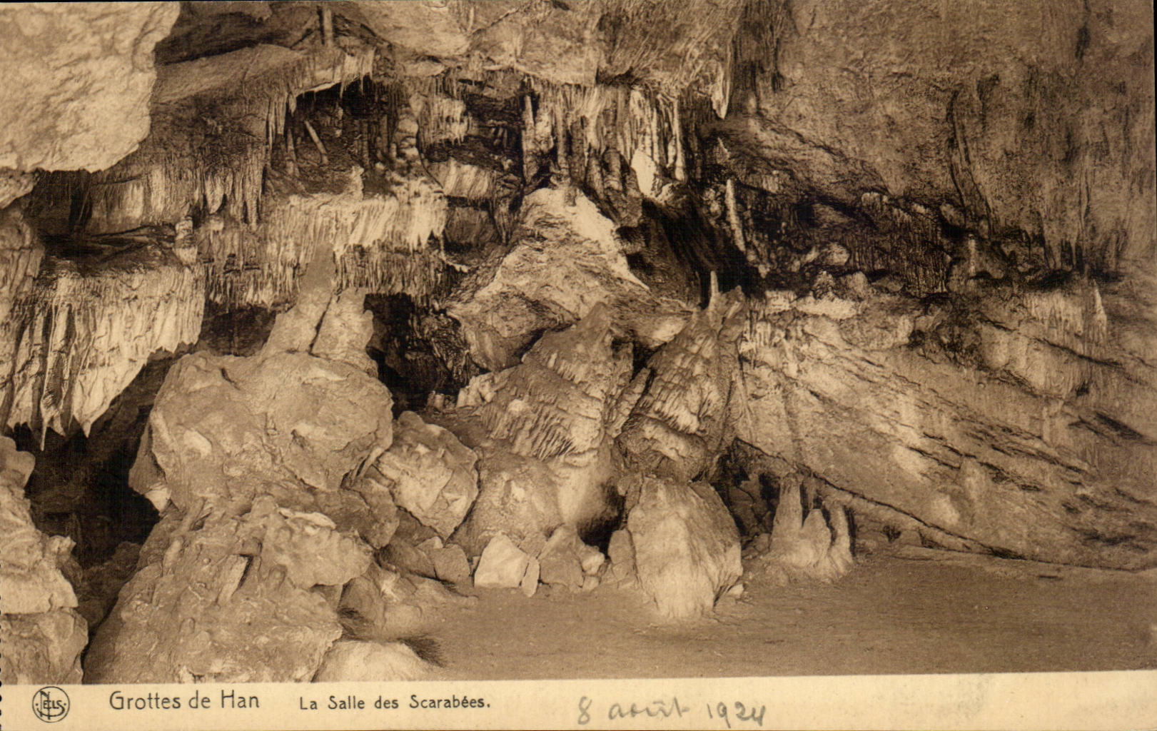 CPA Belgium Caves of Han the room of the beetles