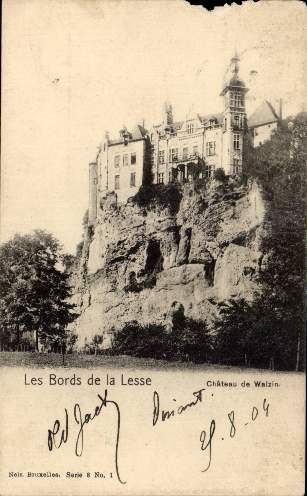 CPA Belgien die Rander von verletzt Schloss von Walzin