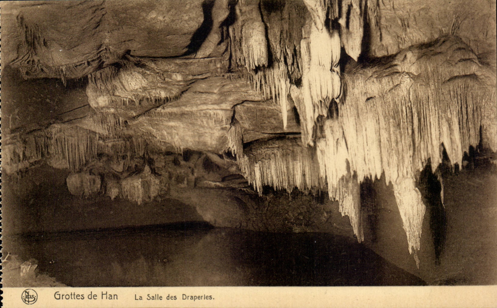 CPA Belgium Caves of Han the room of draperies
