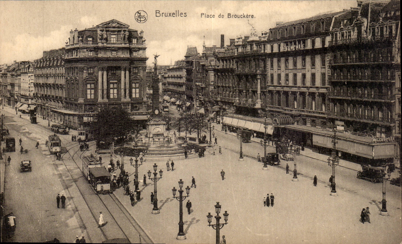 CPA Belgium Brussels Places of Brouckere