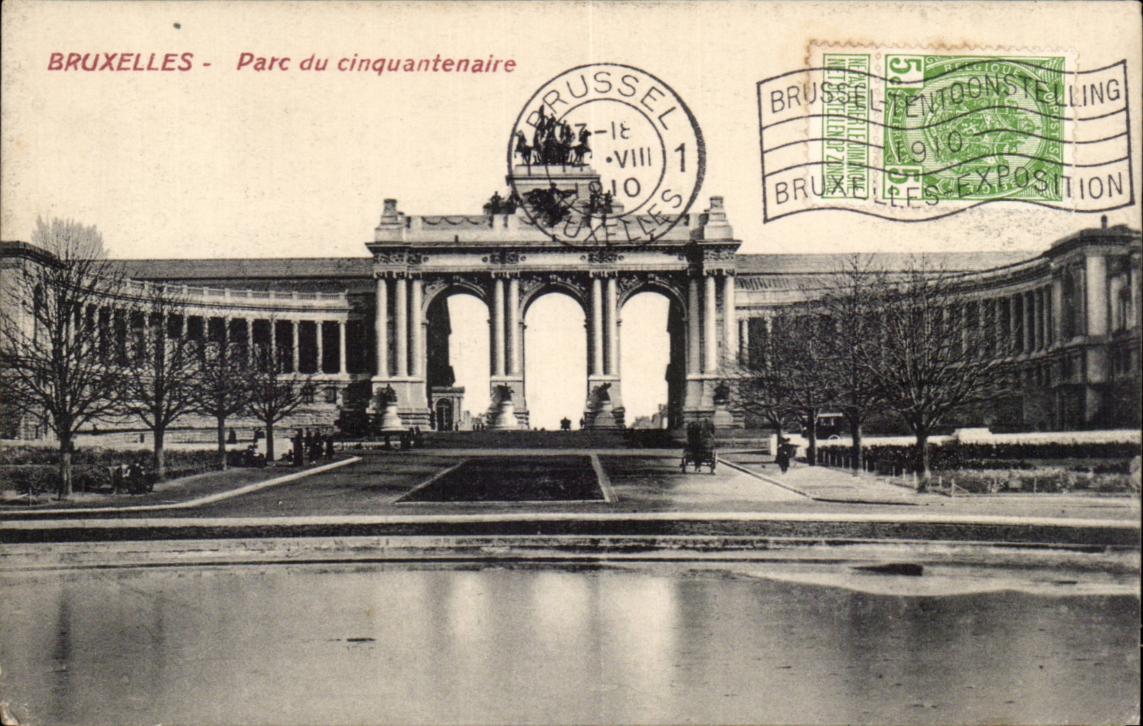 CPA Brussels Park of the fiftieth anniversary
