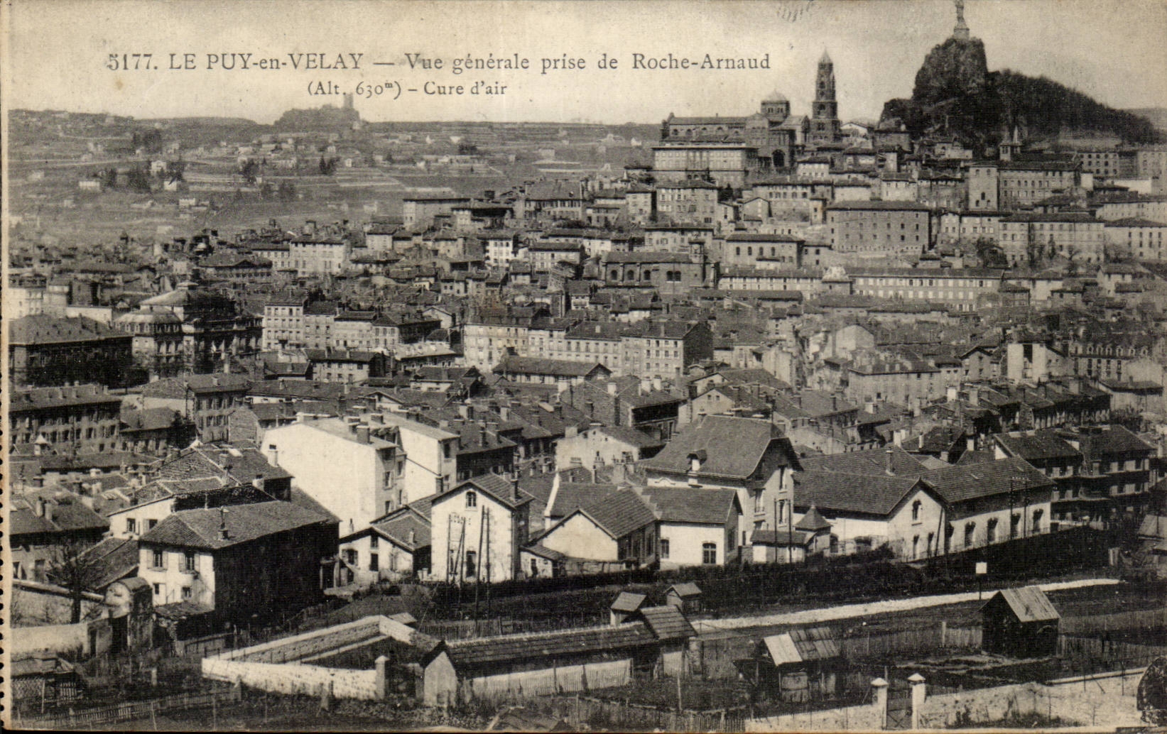 CPA Le Puy en Velay Vue generale prise de Roche Arnaud