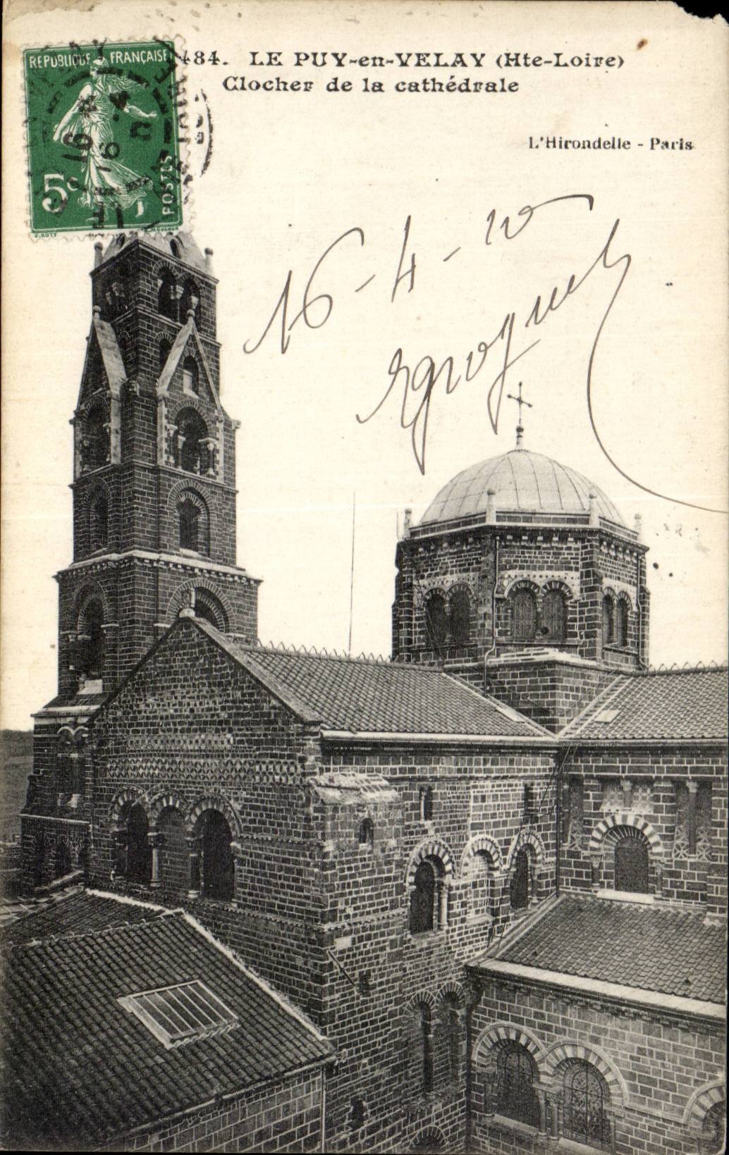 CPA Le Puy en Velay Clocher de la cathedrale