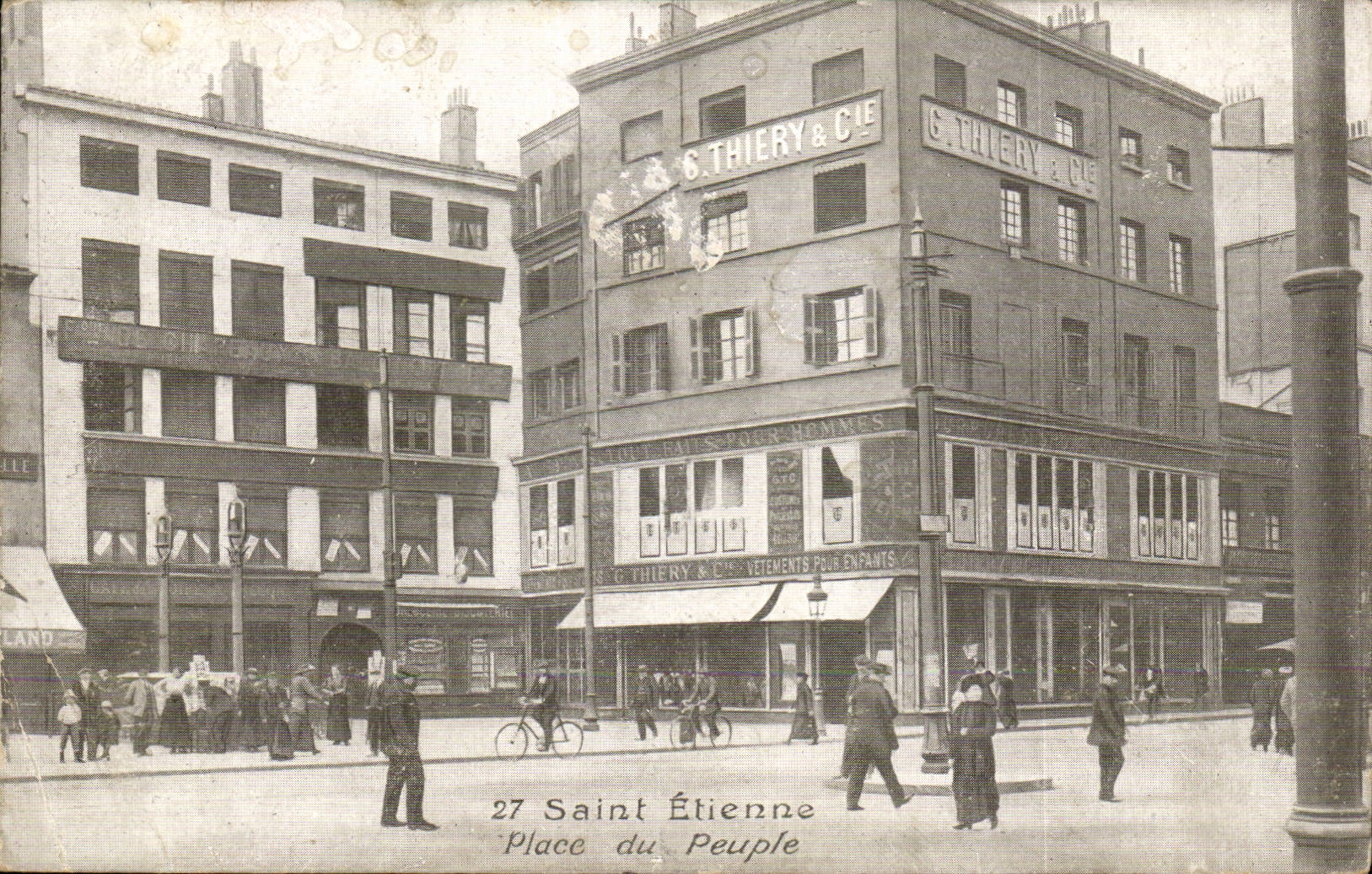 Saint Etienne CPA Places of the people