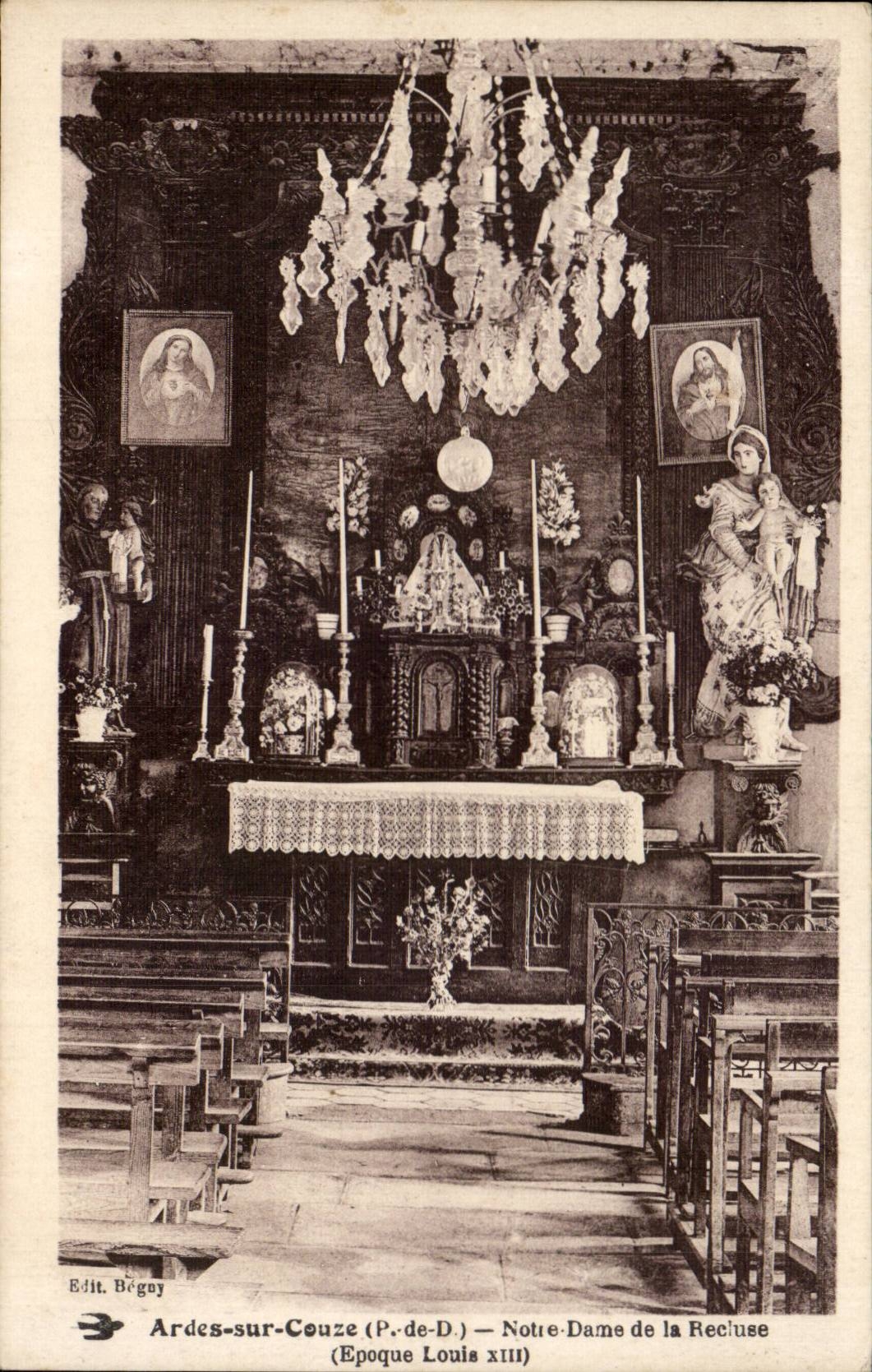 CPA Ardes on Couze Notre Dame of the Recluse