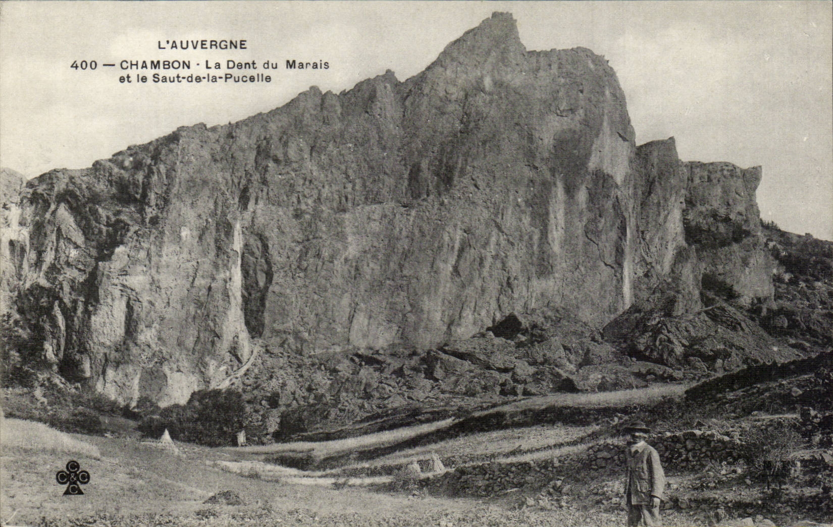CPA Chambon the tooth of the marsh and the jump of the Virgin
