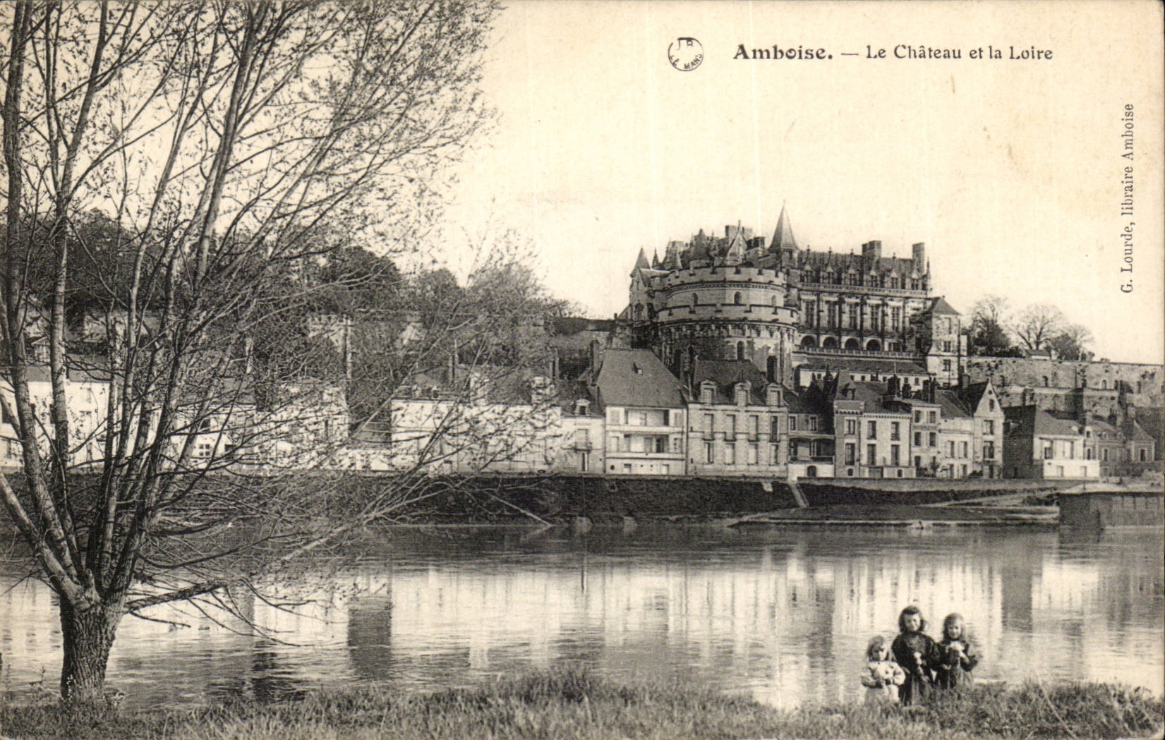 Amboise CPA Le chateau et la Loire