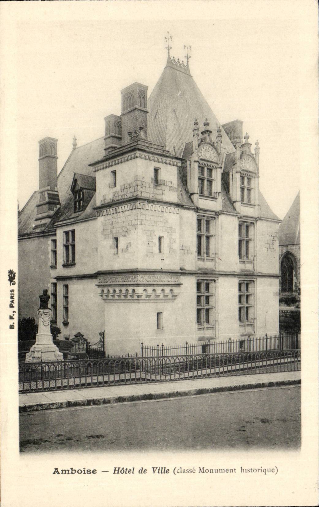 Amboise CPA Hotel de ville