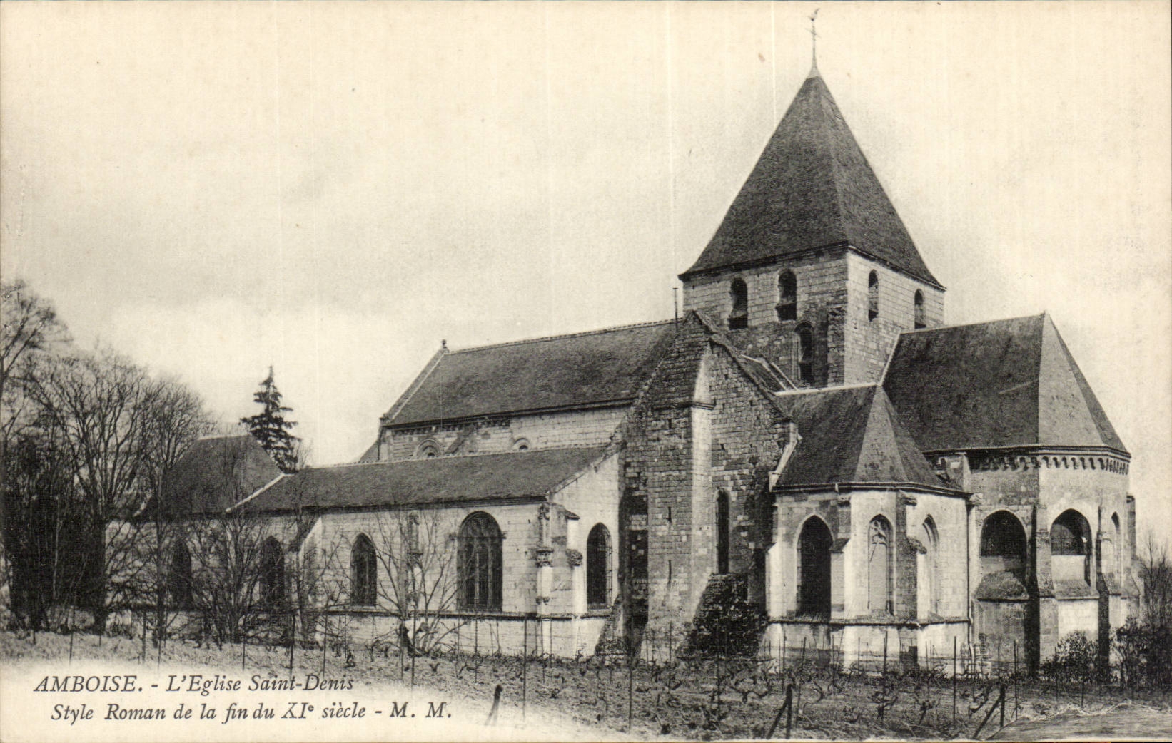 Amboise CPA Eglise Saint Denis 