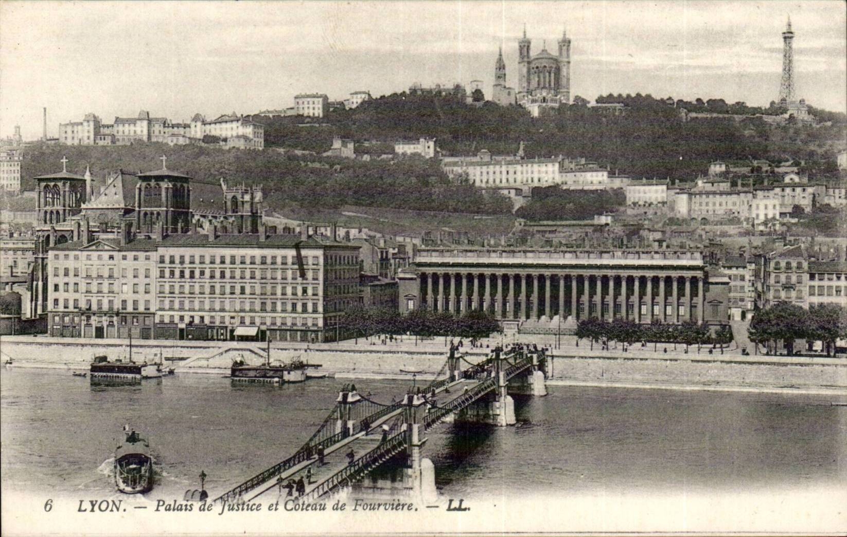 CPA Lyon Law courts and slope of Fourviere