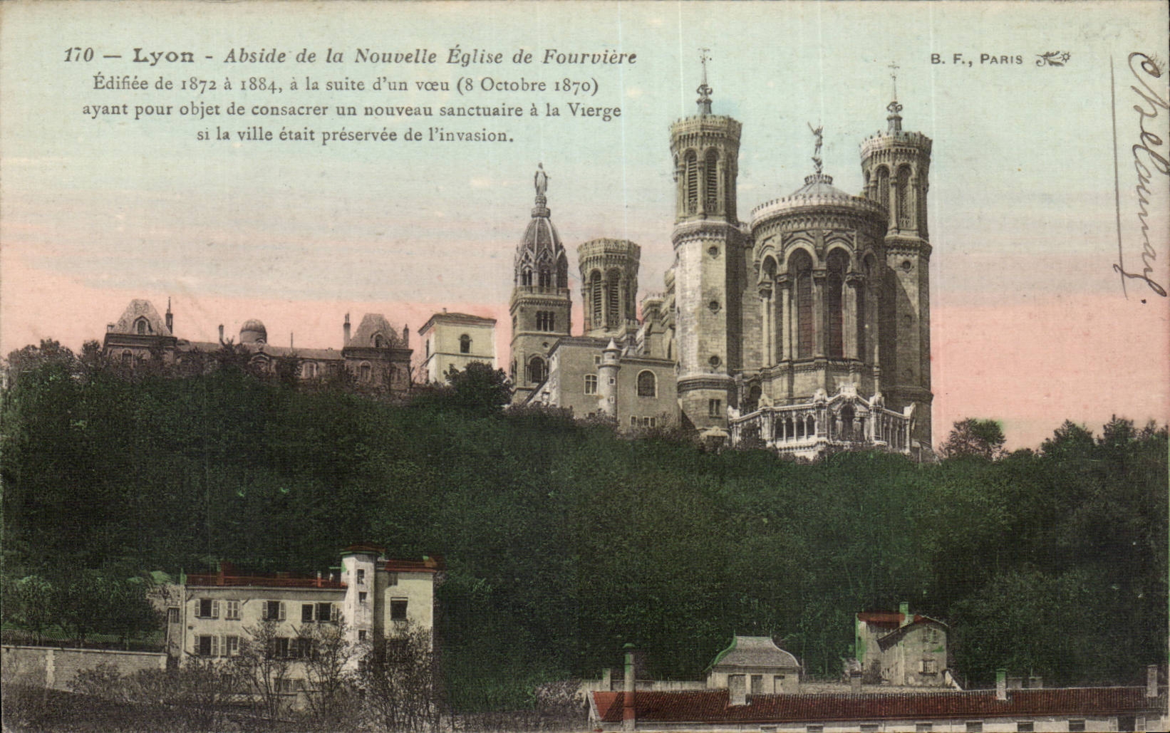 CPA Lyon Abbey of the new church of Fourviere