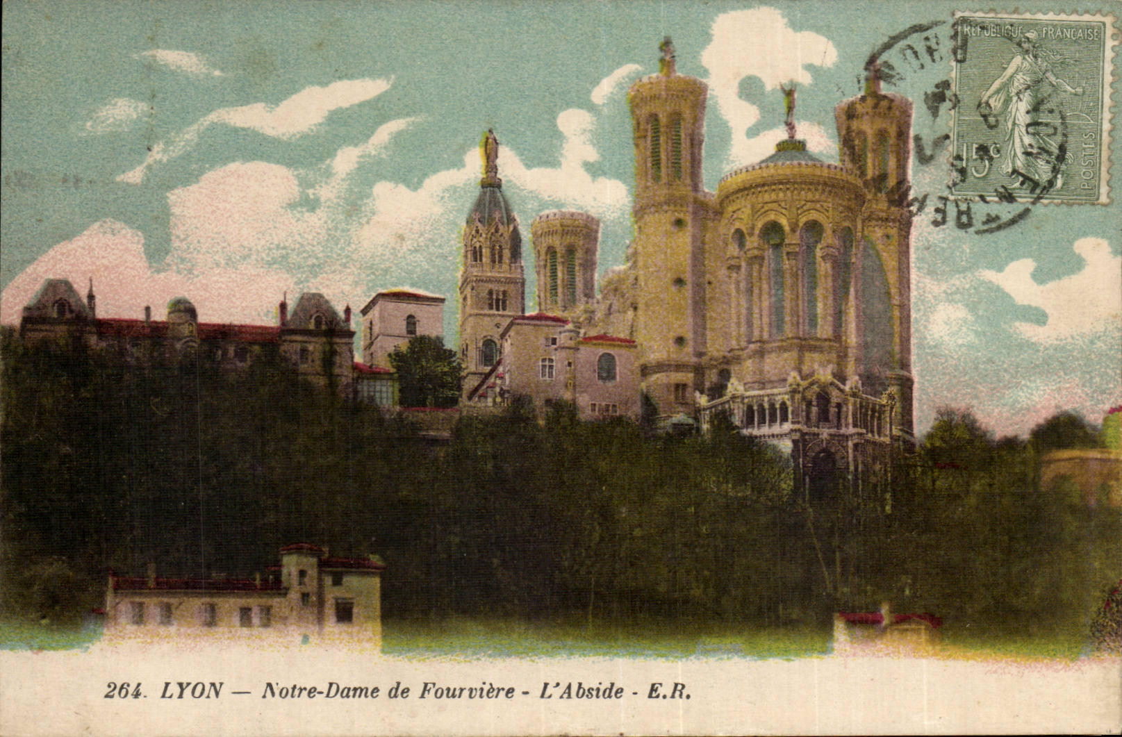 CPA Lyon Notre Dame de Fourviere the apse