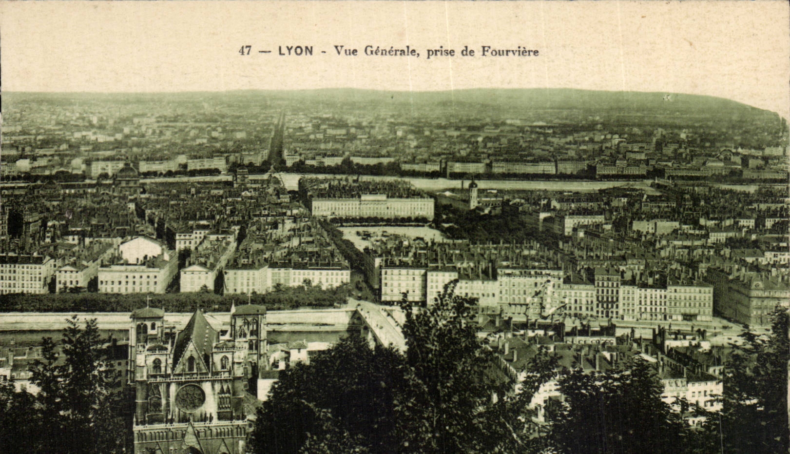 CPA Lyon View taken of Fourviere