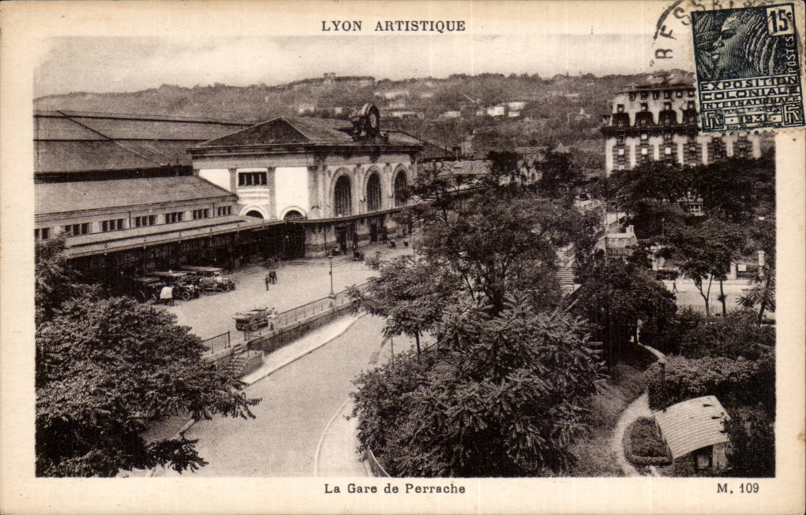 CPA Lyon Train station of Perrache