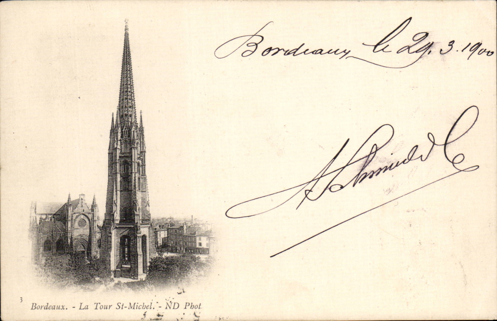 CPA Bordeaux Turn St Michel