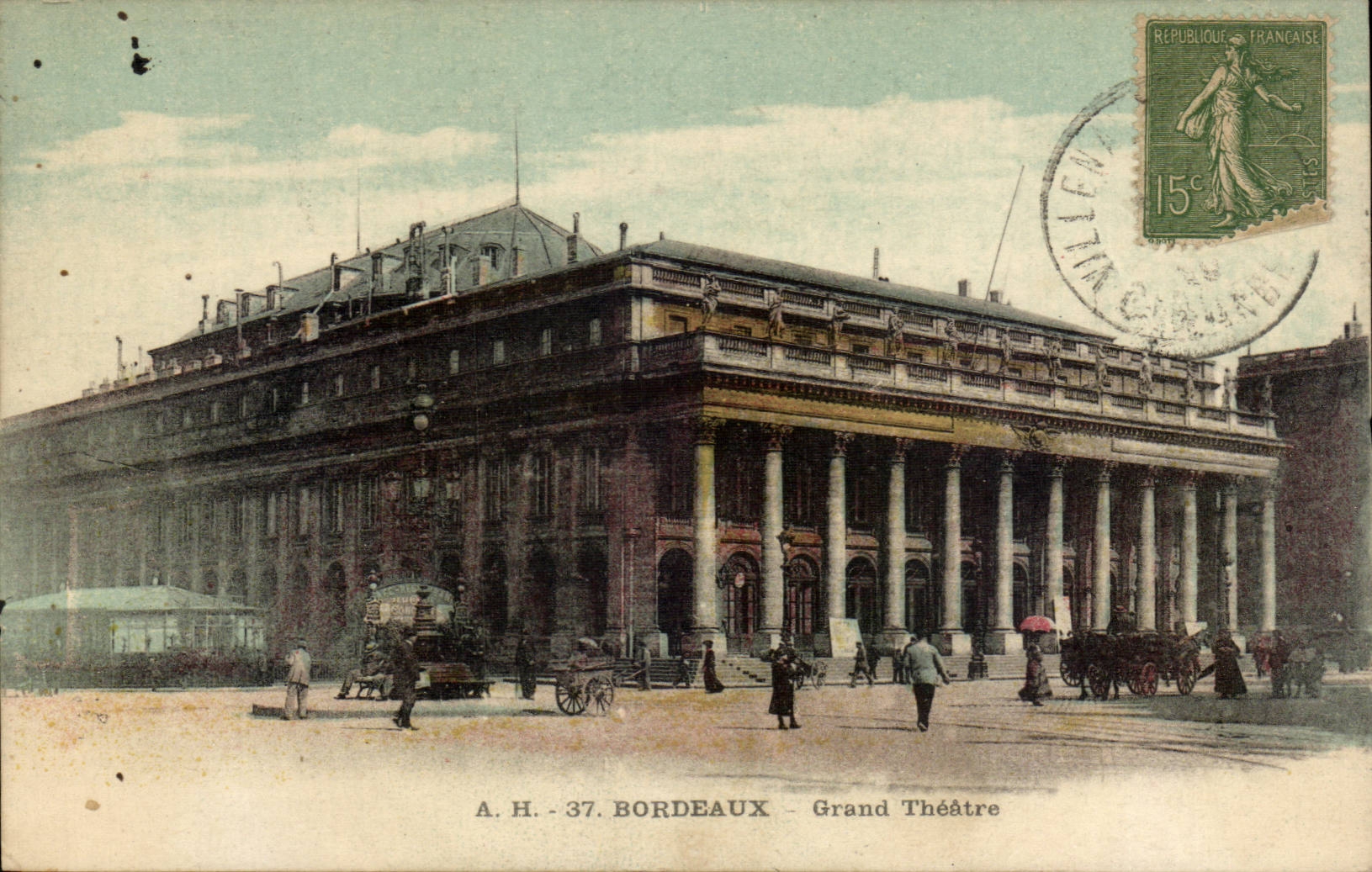 CPA Bordeaux Large theater