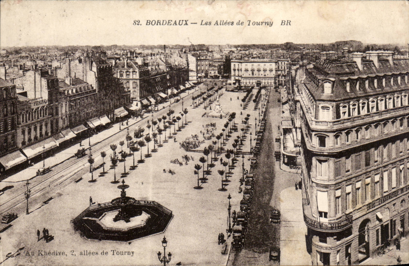 CPA Bordeaux alleys of Tourny