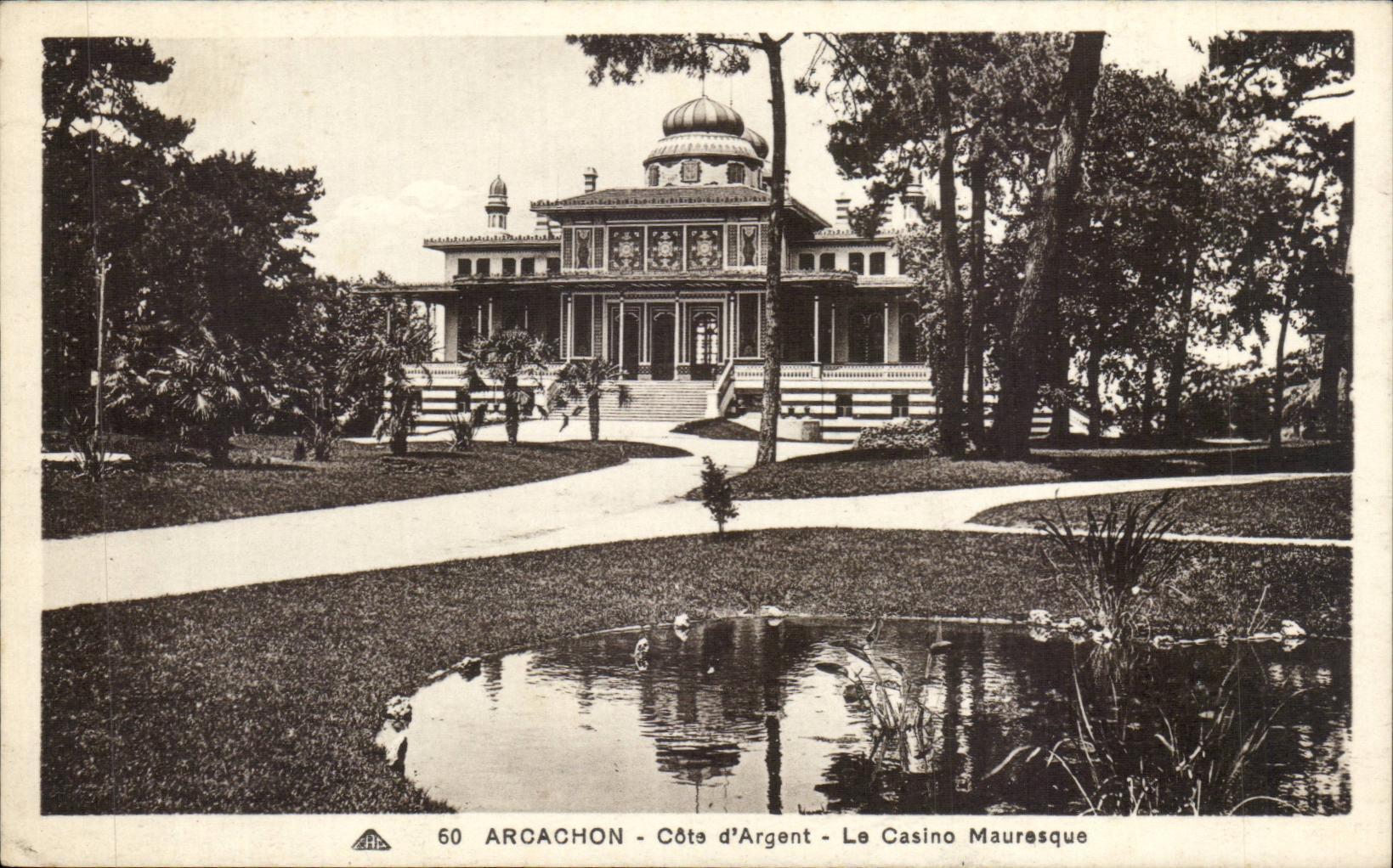 Arcachon CPA Le casino mauresque