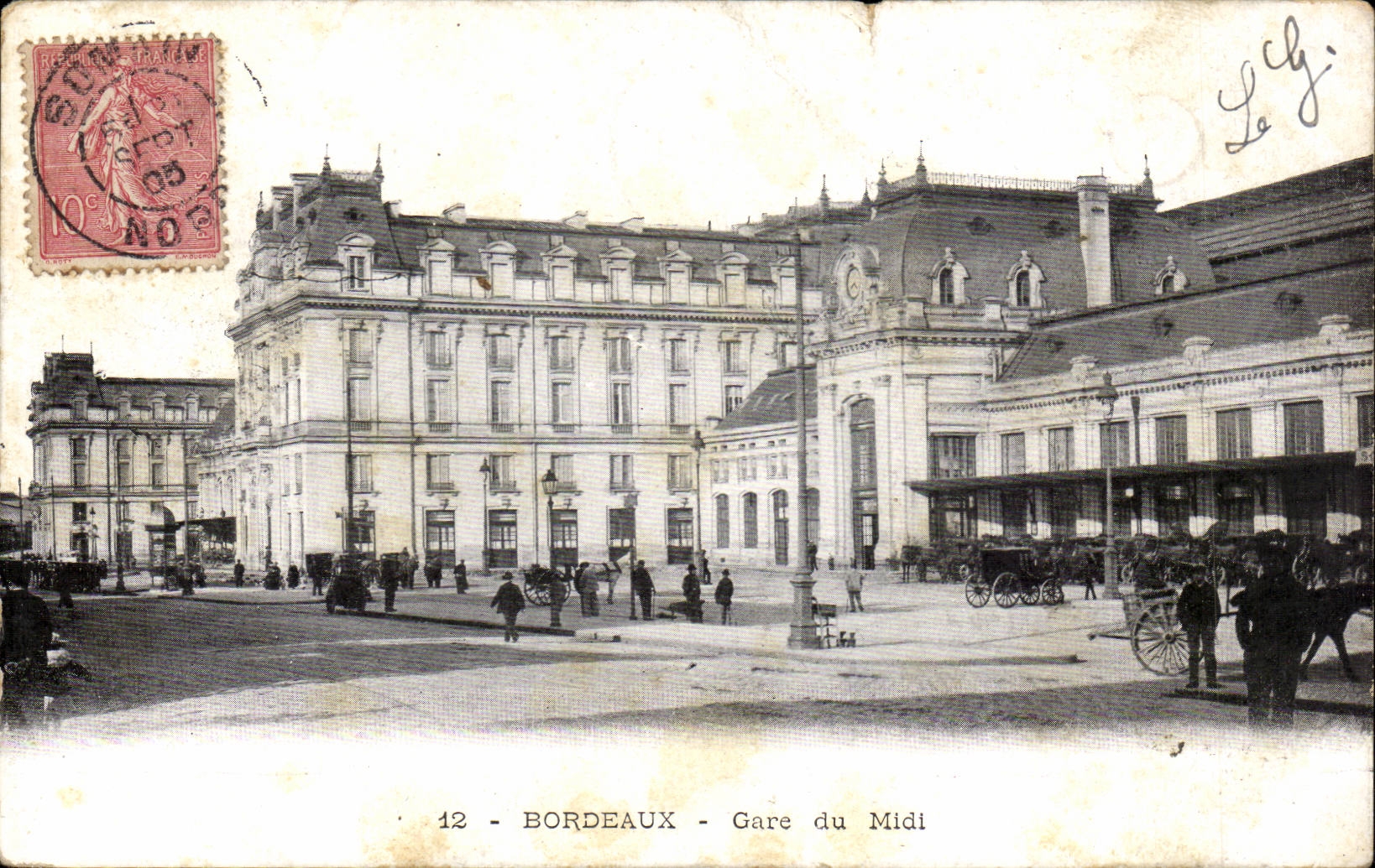 CPA Bordeaux Quay of the South