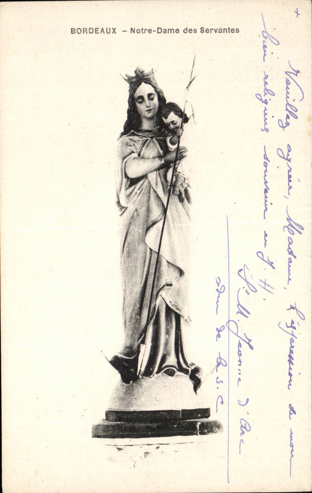 CPA Bordeaux Notre Dame of the maidservants
