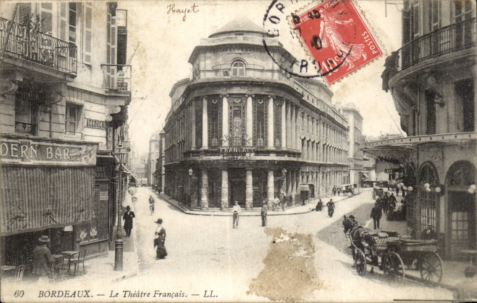 CPA Bordeaux the French theater