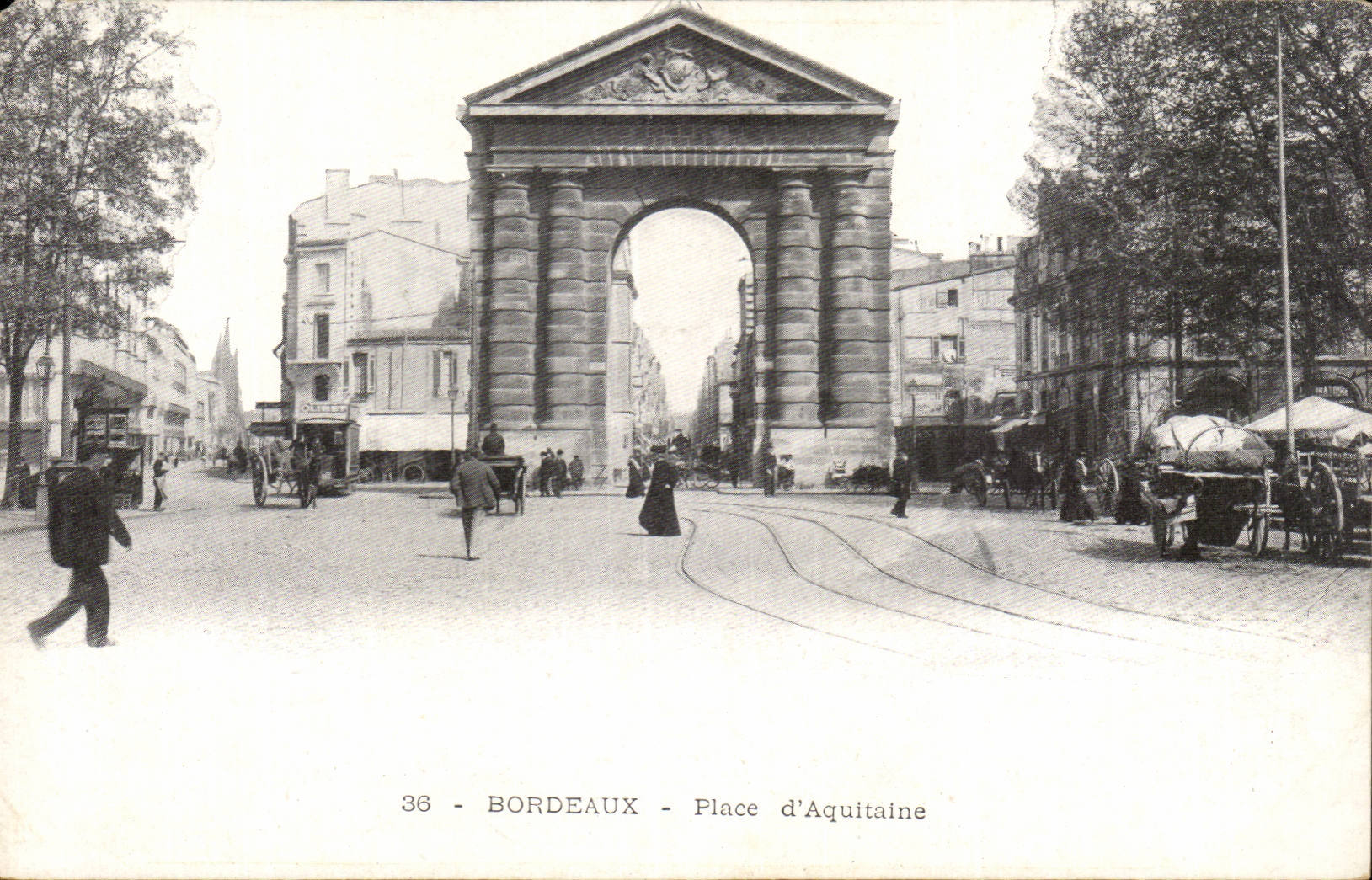 CPA Bordeaux Places from Aquitaine