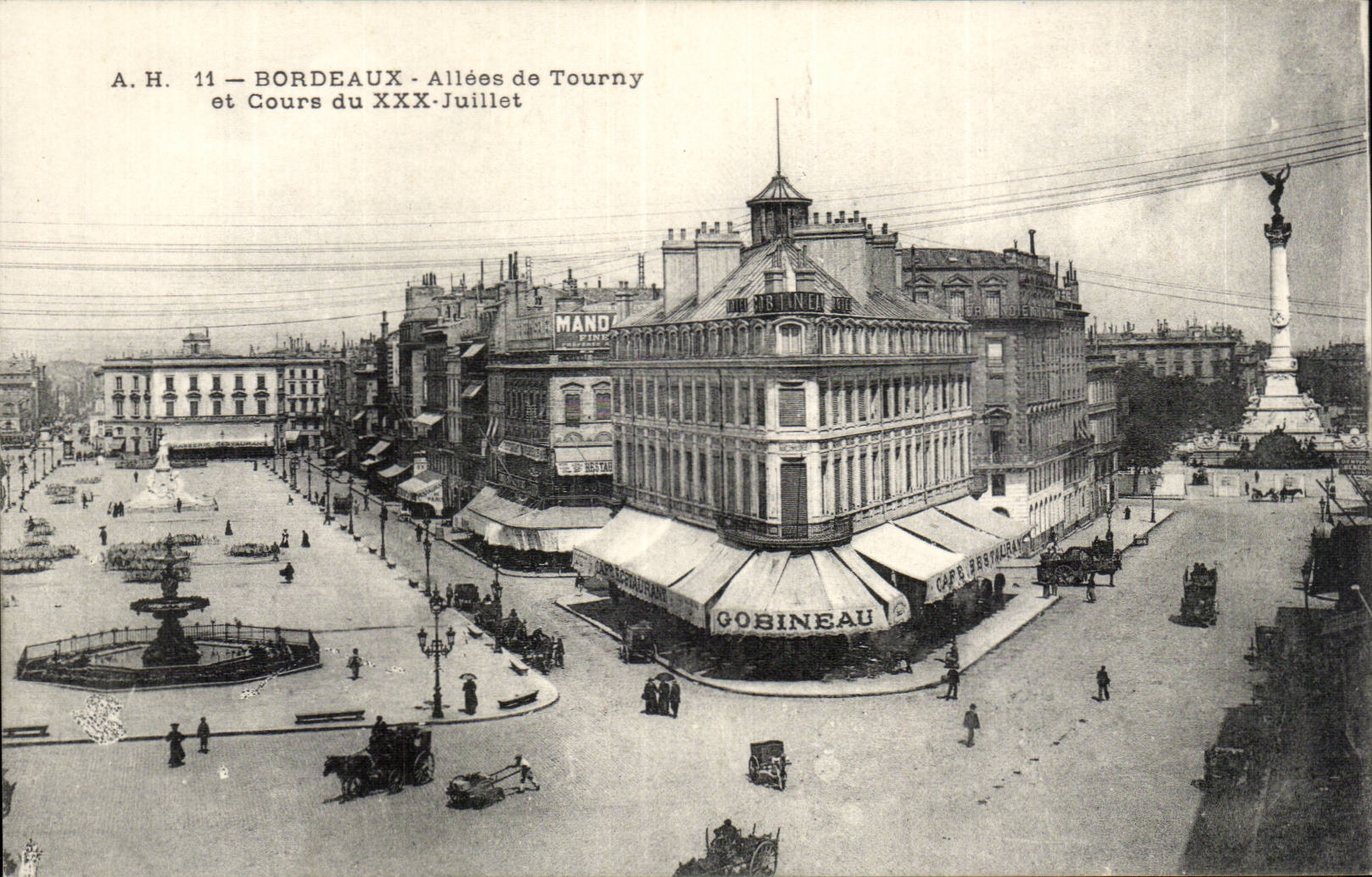 Gone CPA Bordeaux of Tourny and course of July XXX