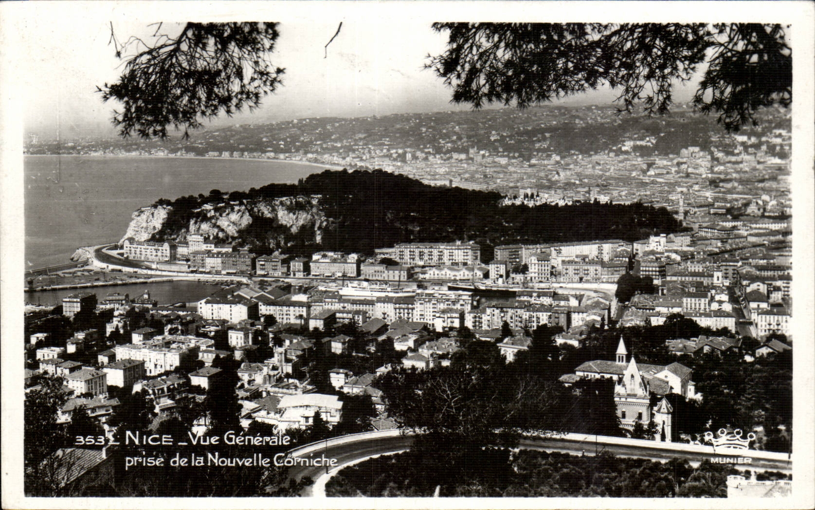 CPA die Nizza Ansicht vertreten vom neuen Gesims