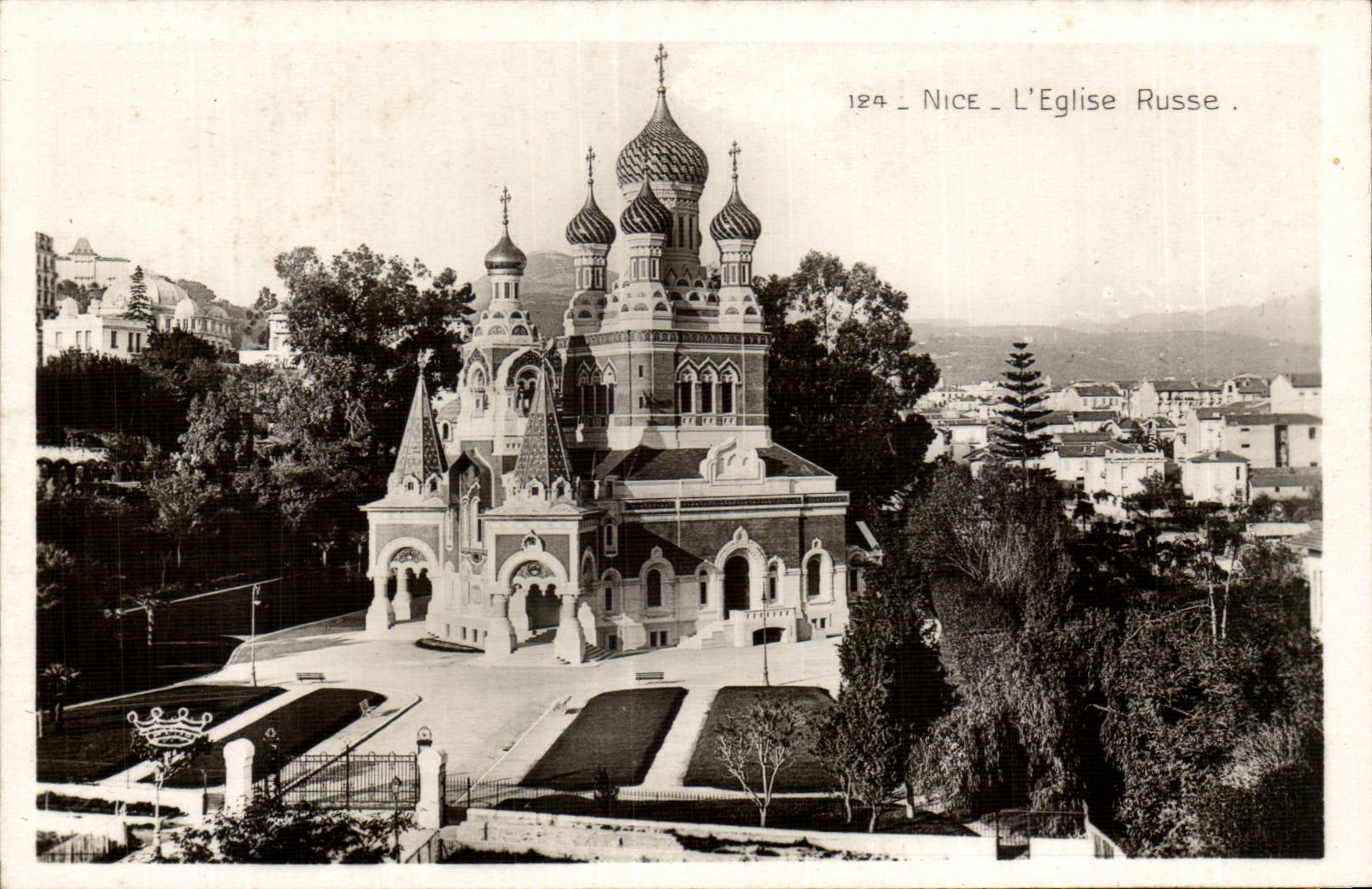 Nizza CPA die russische Kirche