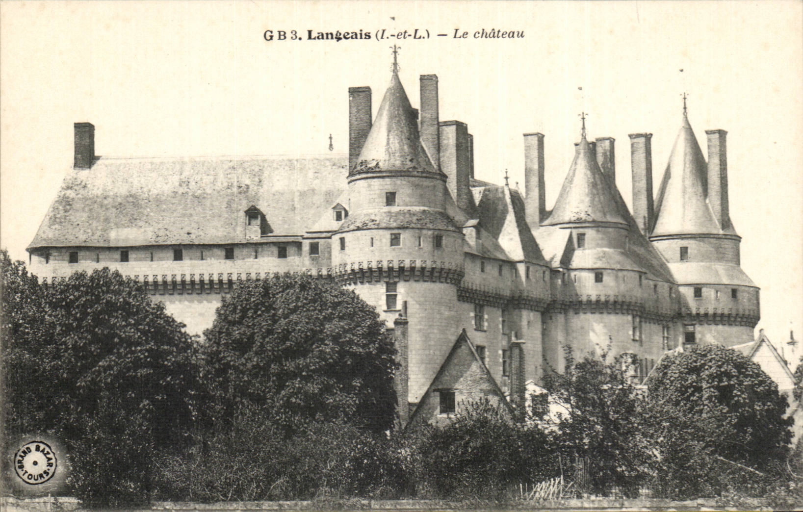 CPA Langeais Le chateau