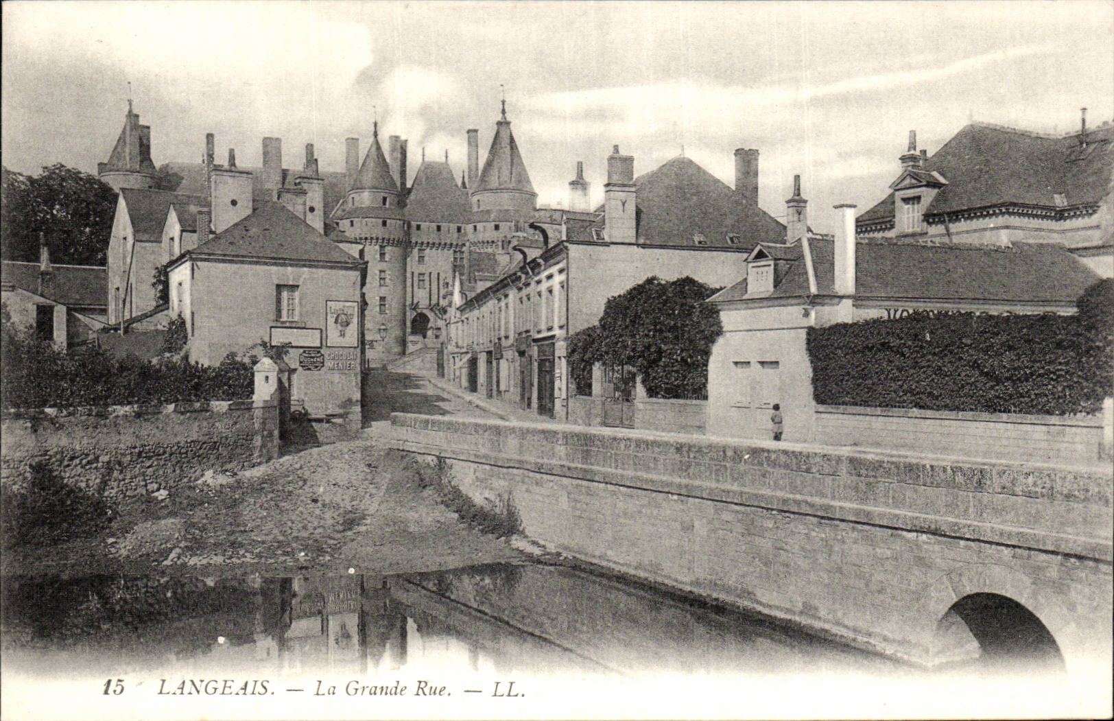 CPA Langeais La grande roue